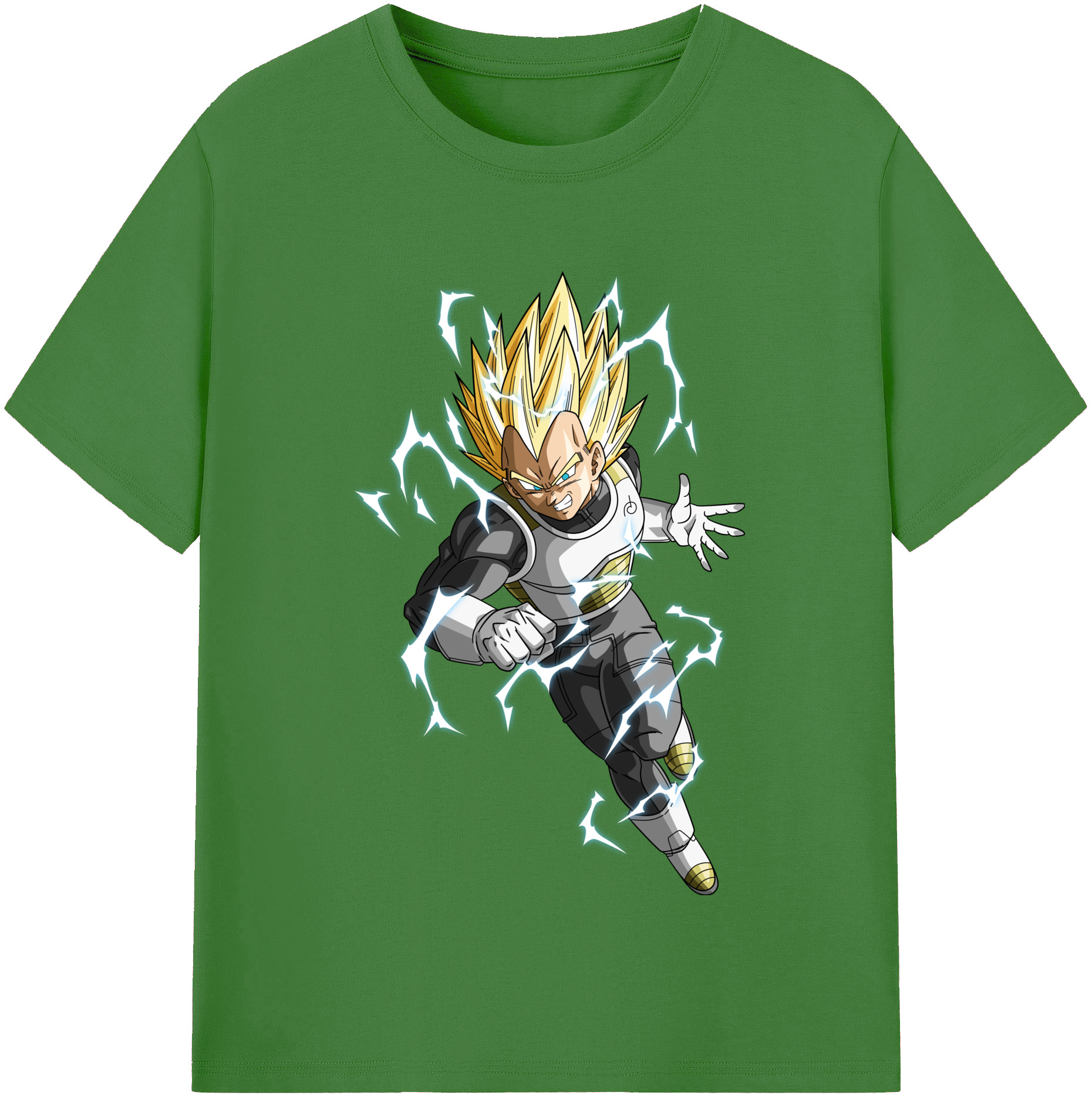 （画像用） ドラゴンボール ベジータ四世（Bejīta Yonsei）DRAGON BALL Vegeta IV レディースカジュアルプリントTシャツ（綿100％）